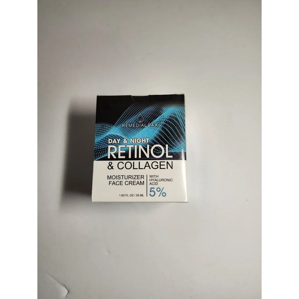 Remedial Day & Night Retinol & Collagen Face Cream w/Hyaluronic Acid 1.85 fl oz